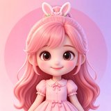 lovemo 陪伴人设绵绵的可爱兔耳少女头像